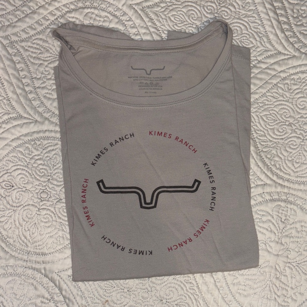 Kimes Ranch Light Gray Logo T-Shirt